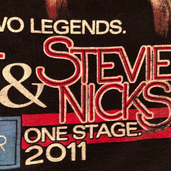 Rod Stewart & Stevie Nicks "The Heart and Soul" Tour T-Shirt from 2011 - Picture 2 of 9